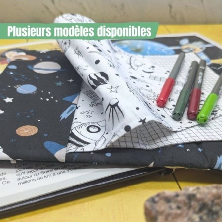 Cahier d' activités lavable Espace | Fusées dès 4 ans