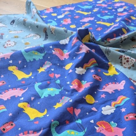 Tapis patchwork à colorier - Dinosaures