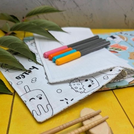 Cahier d' activités lavable Kawaï | Univers manga dès 4 ans