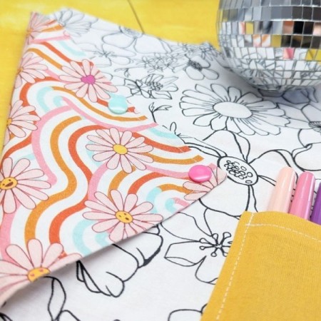 Coloriage lavable nomade enfant | Réutilisable, dès 4 ans