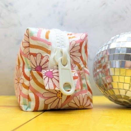 Trousse réversible à colorier Fleurs | Dès 3 ans
