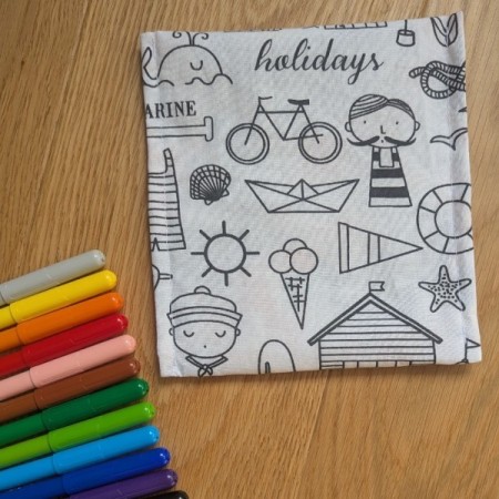 Pochette de 12 feutres à colorier réversible | Plusieurs motifs