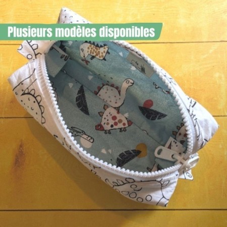 Trousse réversible à colorier Dinosaures | Dès 3 ans