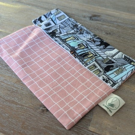Pochette en coton OEKO-TEX | Coloriage lavable nomade