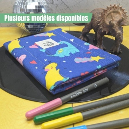 Cahier d' activités lavable Dinosaures | Réutilisable dès 4 ans
