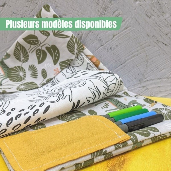 Cahier d'activités lavable - Animaux de la jungle